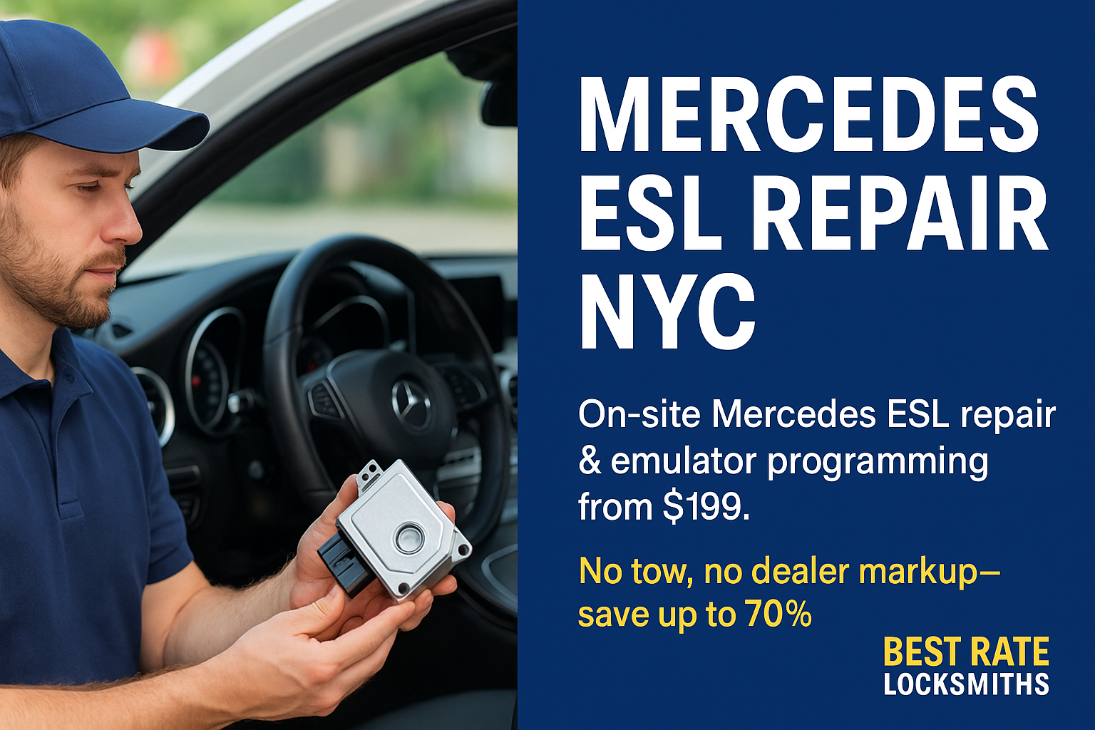 Mercedes ESL Repair NYC Best Rate Locksmiths